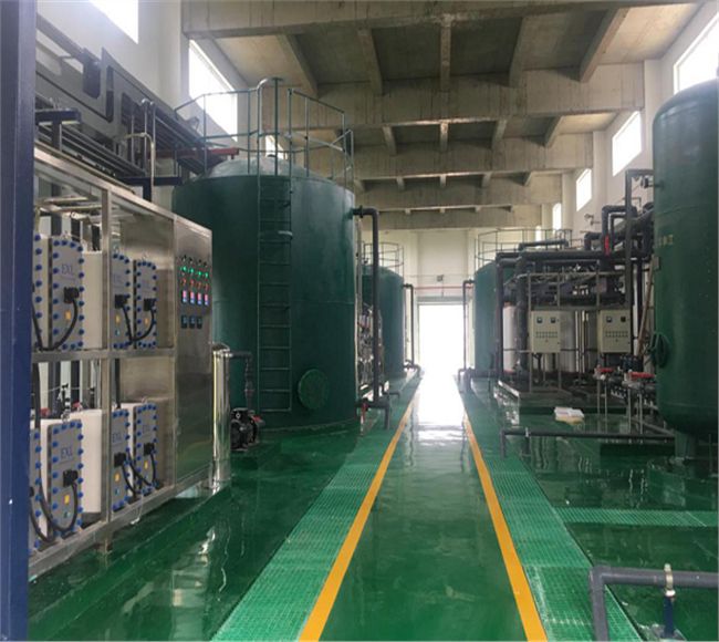 盤濾+超濾+二級反滲透+EDI